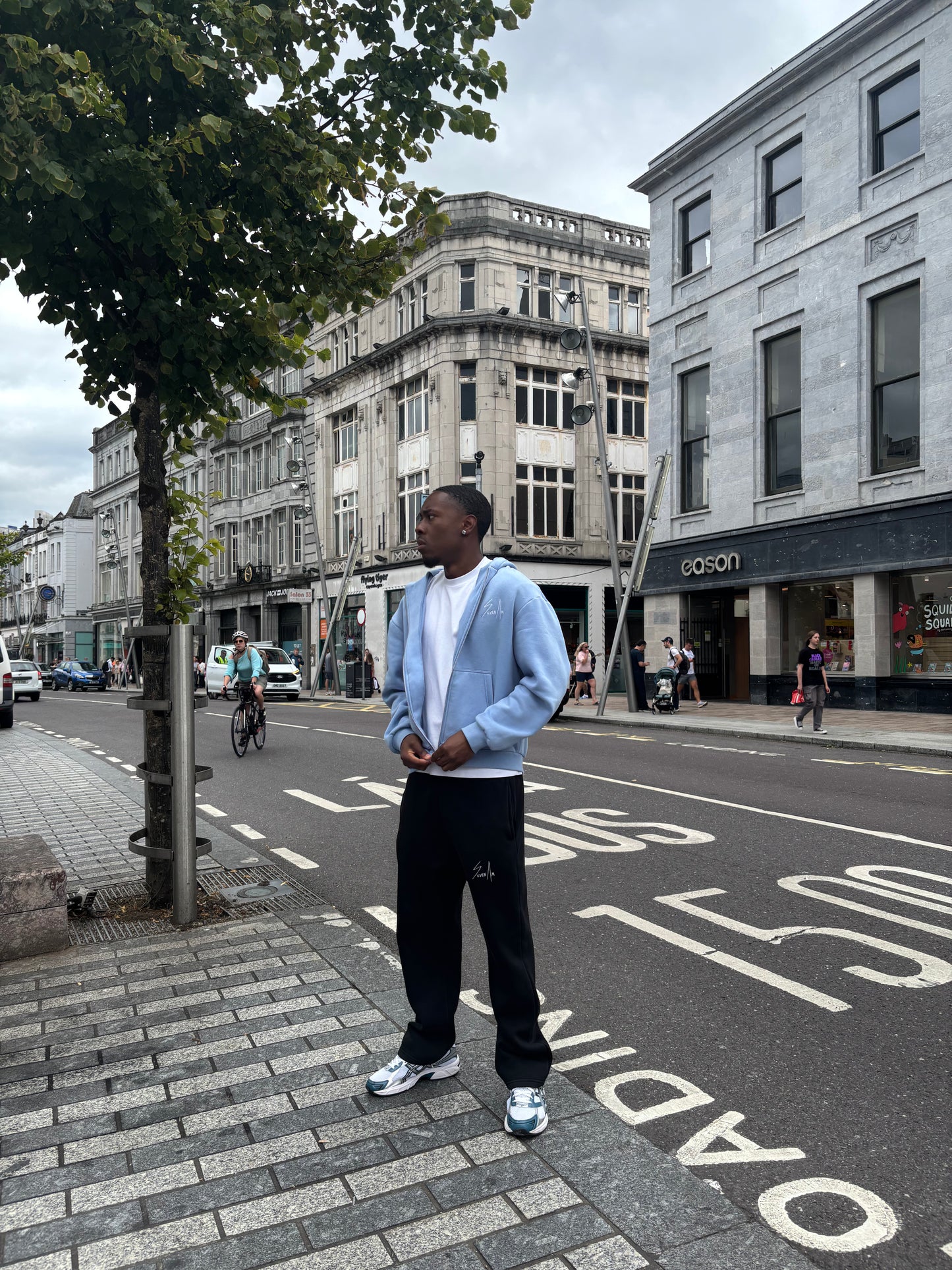 ZIP-UP [BABY BLUE]