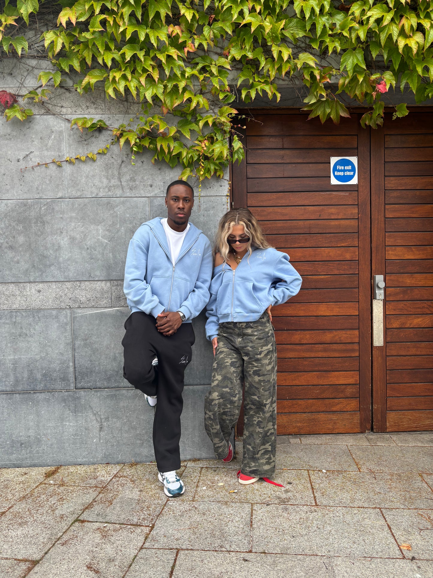 ZIP-UP [BABY BLUE]