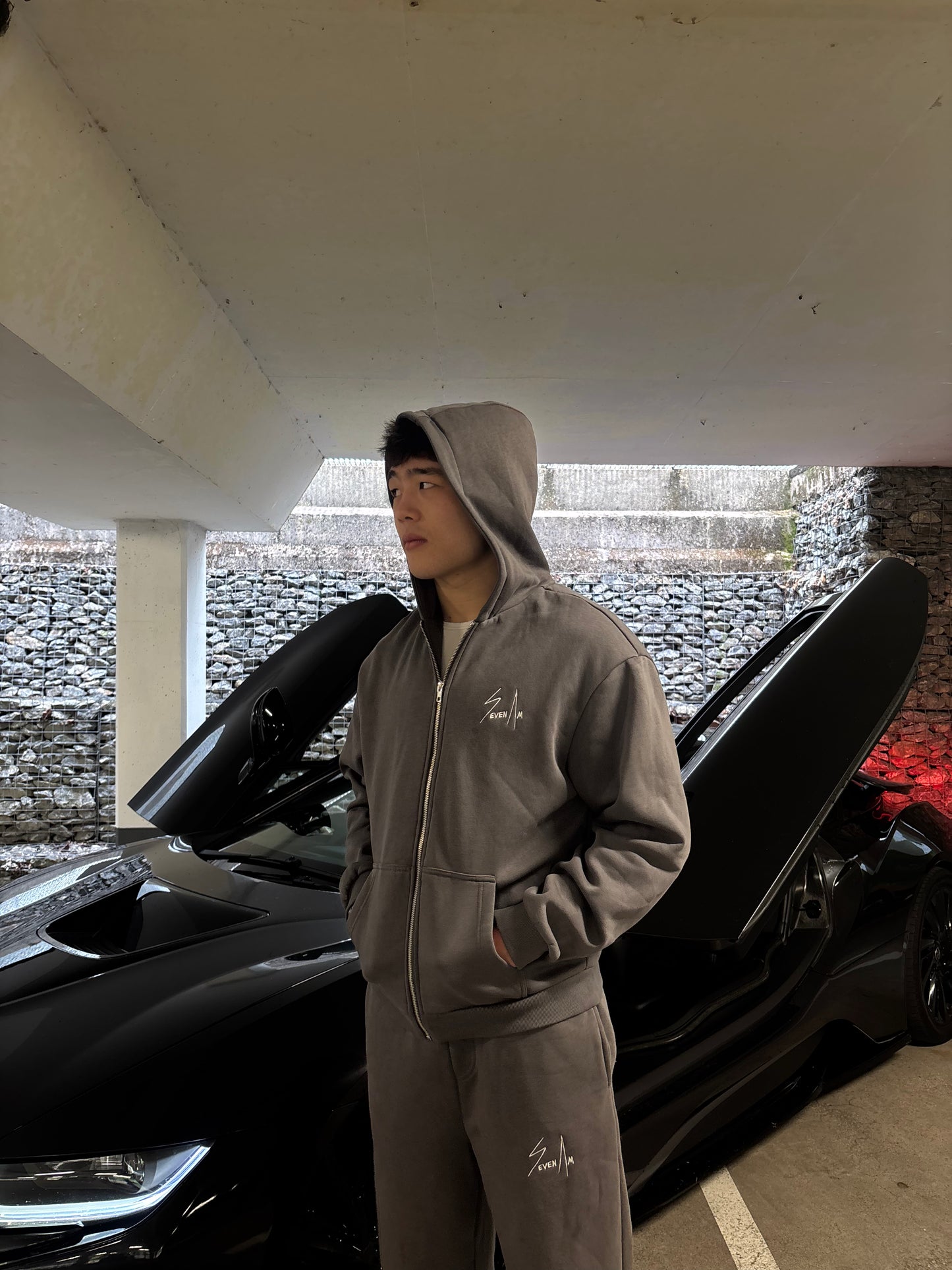 Zip-Up [charcoal]