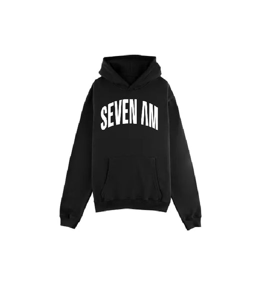Arched Logo Hoodie [Jet Black]